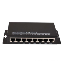 100Mbps 24V 8 ports ethernet inverse poe commutateur PD réseau commutateur